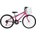 Ficha técnica e caractérísticas do produto Bicicleta Mormaii Aro 24 Fantasy 21 Marchas Rosa