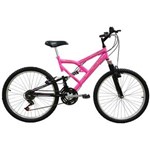 Ficha técnica e caractérísticas do produto Bicicleta Mormaii Aro 24` Full Fa240 18V Rosa Fluor/Preta- 2011873