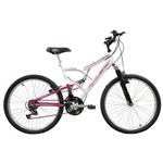 Ficha técnica e caractérísticas do produto Bicicleta Mormaii Aro 24` Full Fa240 18Vbranca/Rosa - 2011870