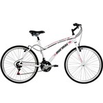 Ficha técnica e caractérísticas do produto Bicicleta Mormaii Aro 26 Alumínio Sunset Way Plus 21 Marchas Branca