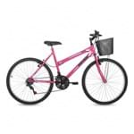 Ficha técnica e caractérísticas do produto Bicicleta Mormaii Fantasy Aro 26 Rosa