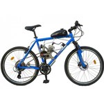 Ficha técnica e caractérísticas do produto Bicicleta Motorizada 48cc 2 Tempos - Quadro de Alumínio - Azul