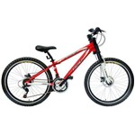 Ficha técnica e caractérísticas do produto Bicicleta Mountain Bike Aro 26 Freio a Disco Extreme Fischer Vermelho