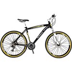 Ficha técnica e caractérísticas do produto Bicicleta Mountain Bike Renault Aluminio Aro 26 21 Marchas - Preta
