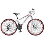 Ficha técnica e caractérísticas do produto Bicicleta Mountain Renault Aluminio Rebaixada Aro 26/13 21 Marchas - Branca