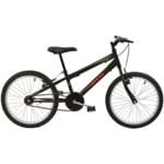 Ficha técnica e caractérísticas do produto Bicicleta Mtb Aro 20 Monomarcha Masculina Preto 7130 Polimet
