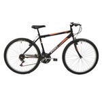 Ficha técnica e caractérísticas do produto Bicicleta Mtb Aro 26 Masculina 18 Marchas V-Brake Rígida de Aço Polimet