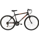 Ficha técnica e caractérísticas do produto Bicicleta MTB Aro 26 Masculina VBrake Preta 18v - Polimet