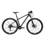 Ficha técnica e caractérísticas do produto Bicicleta MTB Caloi Blackburn Aro 29 - Susp Dianteira - Quadro 15" - 20 Velocidades - PRETO