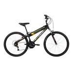 Ficha técnica e caractérísticas do produto Bicicleta MTB Caloi TRS Aro 26 - Susp Dianteira - 21 Vel - Preto Fosco