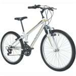 Ficha técnica e caractérísticas do produto Bicicleta Mtb Delta Aro 24 Branca - Polimet
