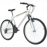 Ficha técnica e caractérísticas do produto Bicicleta Mtb Delta Aro 26 Branca - Polimet
