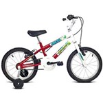Ficha técnica e caractérísticas do produto Bicicleta Ocean Aro 16 Branco/Vermelho - Verden