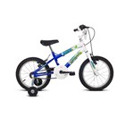 Ficha técnica e caractérísticas do produto Bicicleta Ocean Branco e AZUL ARO 16 Verden 10331