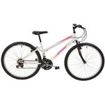 Ficha técnica e caractérísticas do produto Bicicleta Polimet MTB Aro 24 Feminina Branca