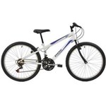 Ficha técnica e caractérísticas do produto Bicicleta Polimet MTB Aro 24 Masculina Branca
