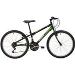 Ficha técnica e caractérísticas do produto Bicicleta Polimet MTB Aro 24 Masculina Preta