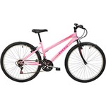 Ficha técnica e caractérísticas do produto Bicicleta Polimet MTB Aro 26 18 Marchas - Rosa