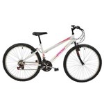 Ficha técnica e caractérísticas do produto Bicicleta Polimet MTB Aro 26 Feminina 18v 7146 - BRANCO