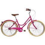 Ficha técnica e caractérísticas do produto Bicicleta Retrô Aro 26 Rosa - Life Zone