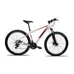 Ficha técnica e caractérísticas do produto Bicicleta RINO ATACAMA 29 Freio a Disco - Cambios Shimano 2.0 - 21v - Branco 15 - Branco
