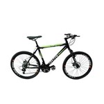 Ficha técnica e caractérísticas do produto Bicicleta RINO Atacama, Câmbios Shimano Aro 26 Freio a Disco 21v - Quadro 19 - Preta - PRETO
