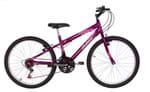 Ficha técnica e caractérísticas do produto Bicicleta Status Bike Belíssima Aro 24 18 Marchas - Violeta