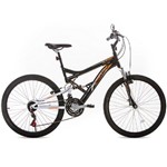Ficha técnica e caractérísticas do produto Bicicleta Stinger Aro 26 Preto e Branco 1 UN Houston