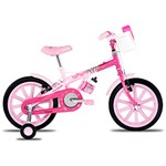 Ficha técnica e caractérísticas do produto Bicicleta Caloi Super Poderosas Aro 16" Rosa