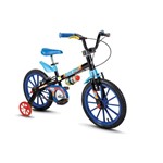 Ficha técnica e caractérísticas do produto Bicicleta Infantil Aro 16 Tech Boys - Nathor Azul/Preta