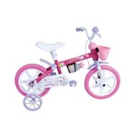 Ficha técnica e caractérísticas do produto Bicicleta Tina Mini Aro 12 C/ Rodas Rosa - Houston