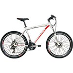 Ficha técnica e caractérísticas do produto Bicicleta Tito Bikes MTB Aro 26 21 Velocidades Quadro 19 Branca/Vermelha