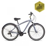 Ficha técnica e caractérísticas do produto Bicicleta Tito Downtown 17" Shimano - Cinza