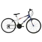 Ficha técnica e caractérísticas do produto Bicicleta Track & Bikes Axess Aro 24 18 Marchas - Azul/Branco
