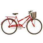 Ficha técnica e caractérísticas do produto Bicicleta Track Bike Aro 26 Practise Feminina Vermelha