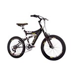 Ficha técnica e caractérísticas do produto Bicicleta Track & Bikes Aro 20 XR 20 6V Dupla Suspensão