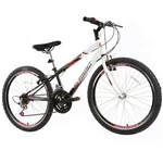 Ficha técnica e caractérísticas do produto Bicicleta Track Bikes Axess - Aro 24 Branco/Preto - Track Bikes