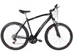 Ficha técnica e caractérísticas do produto Bicicleta Track Bikes Black Aro 29 21 Marchas Freio V-Brake - Track Bikes