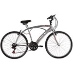 Ficha técnica e caractérísticas do produto Bicicleta Track & Bikes Confort Bike Fast 100 21-V Aro 26 Prata