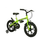 Ficha técnica e caractérísticas do produto Bicicleta TRACK BIKES Dino Neon Amarelo Aro 16 - Track Bikes