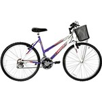 Ficha técnica e caractérísticas do produto Bicicleta Track & Bikes Feminina Marbela 18-V Aro 26 Lilás Magenta