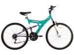 Bicicleta Track Bikes XS 20 Aro 20 6 Marchas - Dupla Suspensão Quadro de Aço Freio V-Brake