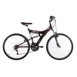 Ficha técnica e caractérísticas do produto Bicicleta Track Bikes TB 200 Aro 26 Full Suspensão 18V - PRETO