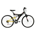 Ficha técnica e caractérísticas do produto Bicicleta Track Bikes TB 100 Dupla Suspensão 18 V - Aro 26