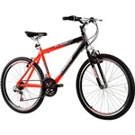 Bicicleta Track Tk600 Aro 26 Alumínio 21 Marchas - Preto/Laranja
