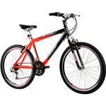 Ficha técnica e caractérísticas do produto Bicicleta Track Tk600 Aro 26 Alumínio 21 Marchas - Preto/Laranja