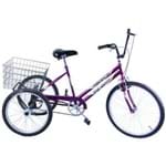 Bicicleta Triciclo Aro 26 Cor Violeta