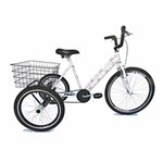 Ficha técnica e caractérísticas do produto Bicicleta Triciclo Aro 26 Floral