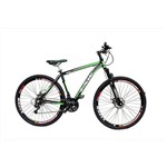 Bicicleta Tsw Câmbios Shimano Aro 29 Freio a Disco 21v - Verde - Quadro 17