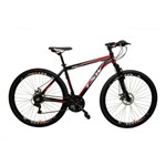 Ficha técnica e caractérísticas do produto Bicicleta Tsw Câmbios Shimano Aro 29 Freio a Disco 21v - Vermelha - Quadro 17